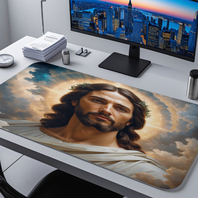 Polyester Desk Pad, 31.5x15.5