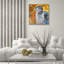 «Great Blue Heron» par St. Hilaire Elizabeth, art mural en verre acrylique-22301411