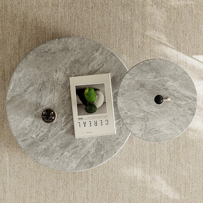 Elegant Marble Top Small Coffee Table