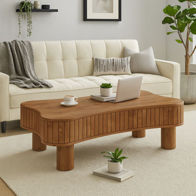 Table basse à plateau relevable moderne avec rangement caché pour le salon
