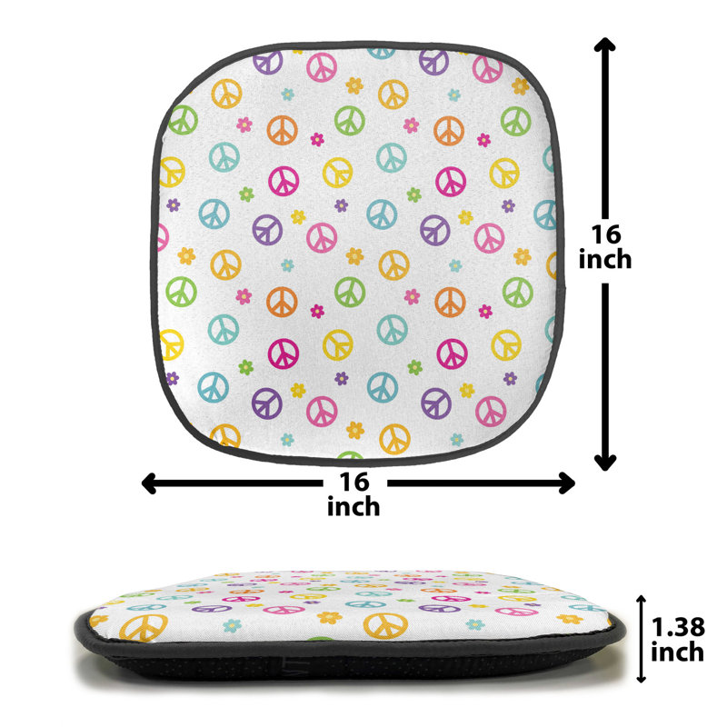 Outdoor 1.38'' Dining Chair Seat Cushion