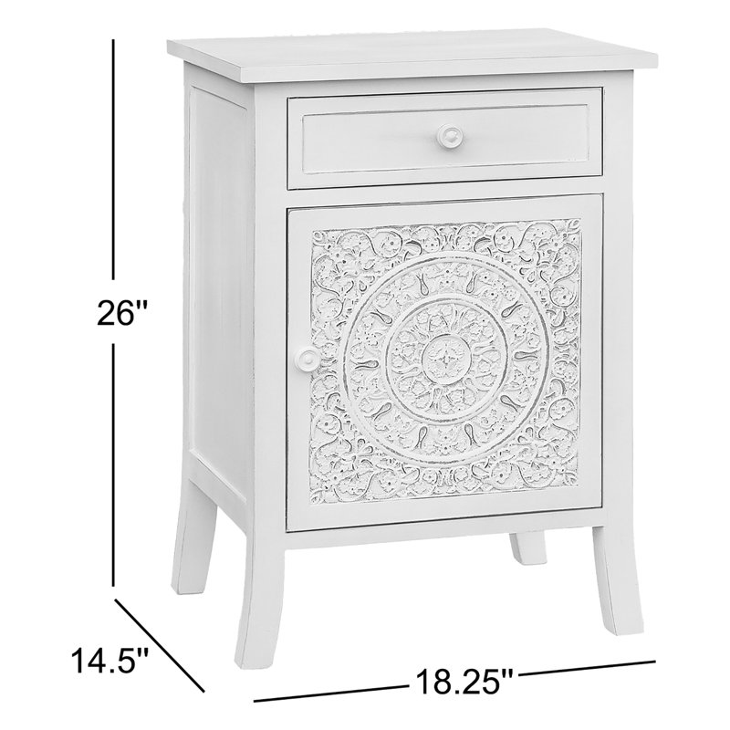 Melida End Table with Storage