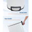 Poubelle mince en acier inoxydable 13 gallons, poubelle étroite avec couvercle à fermeture douce et seau amovible-121545731