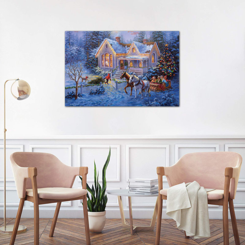 Welcome Home by Nicky Boehme - Print on Canvas, No Frame, 101.6 cm H x 66.04 cm W x 3.175 cm D