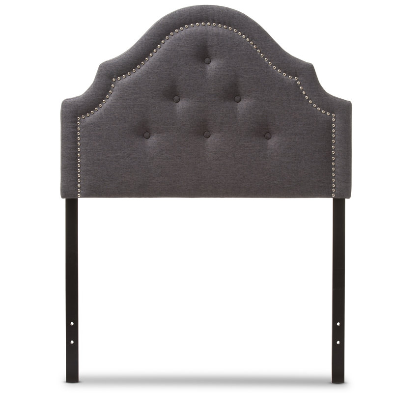 Tête de lit simple Miccah, Gris foncé
