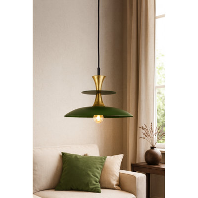 1 - Light Matte Black Dome Pendant