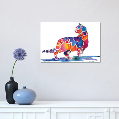 Cinnamon Cat by Jo Lynch - Wrapped Canvas Gallery-Wrapped Canvas Giclée