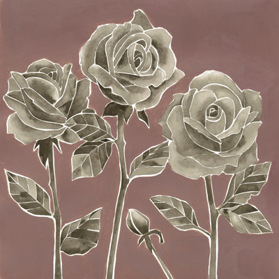 Marsala Roses II by Grace Popp - Wrapped Canvas Painting
