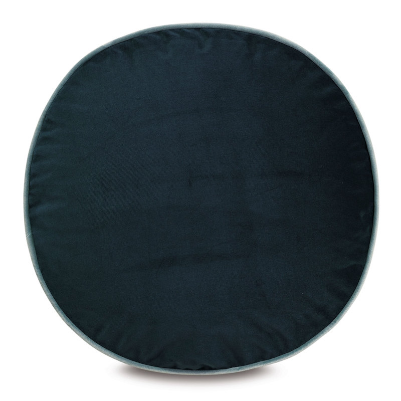 Studio 773 Lifestyle Velvet Circular Pillow Cover & Insert, Pacific