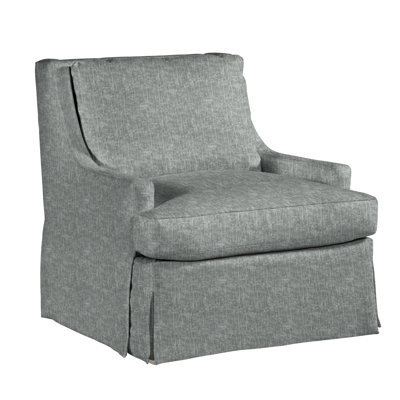 Royce 35" Wide Linen Slipcovered Armchair