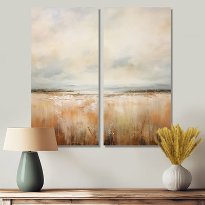 «Meadow Grasslands Minimalisme III», impressions sur toile