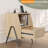 Oak Rattan Single Drawer Jameson With Outlet, 17.3X15.7X23.6In