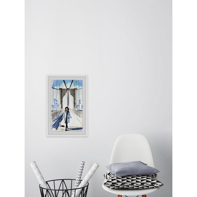 «Bridge Runway» par Parvez Taj - reproduction de cadre photo, H 36 po x l 24 po x P 1,5 po