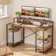 Kinslee 55inch Computer Desk, Office Work Desk with Monitor Stand