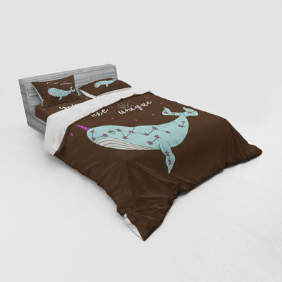 Ensemble de housse de couette Narwhal