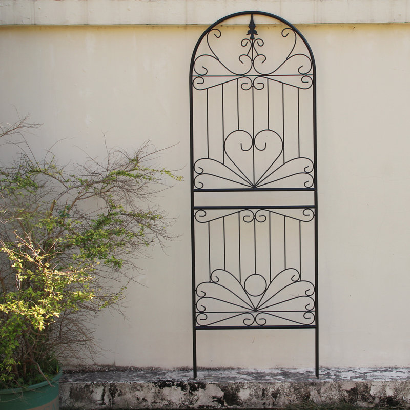  70.8" H X 24.5" W Iron Lattice Panel Trellis 1 Pack
