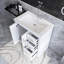 Ensemble de meuble-lavabo simple 30 po avec plateau en céramique Tabethia-111986131