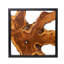 Handmade Rustic Abstract Wall Decor on Solid Wood