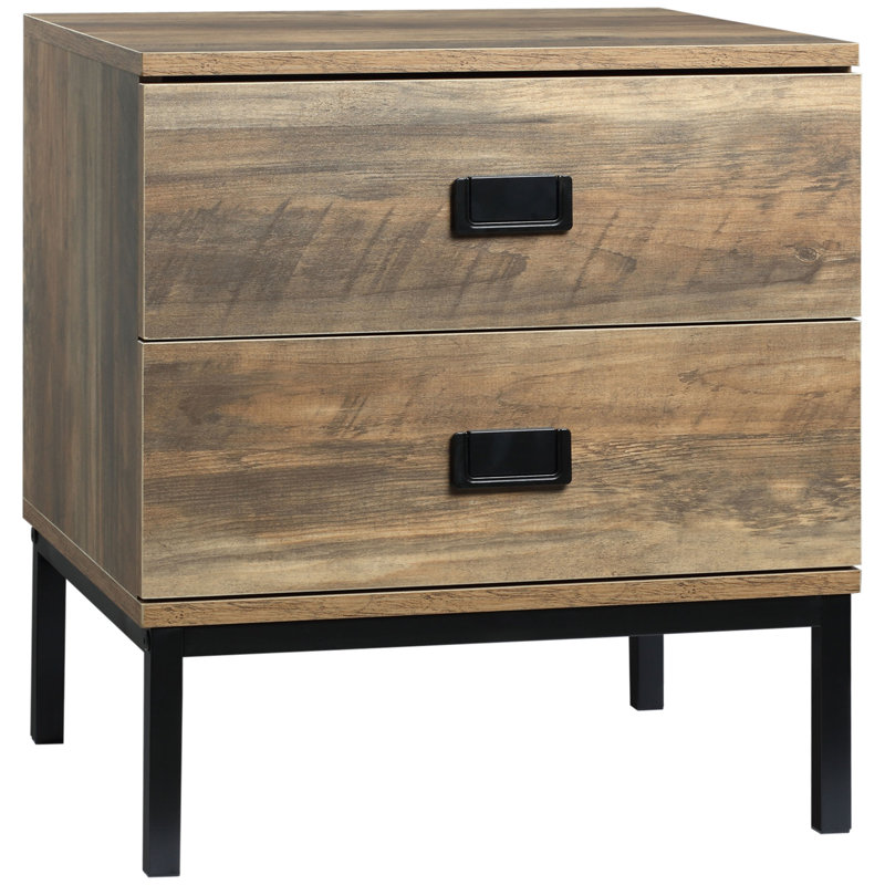 Truesdell 45cm W Manufactured Wood Bedside Table