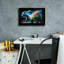 «Eprant Graffiti», art mural sur toile «Vibrant Bear 7» par Rey Klimt-111161789