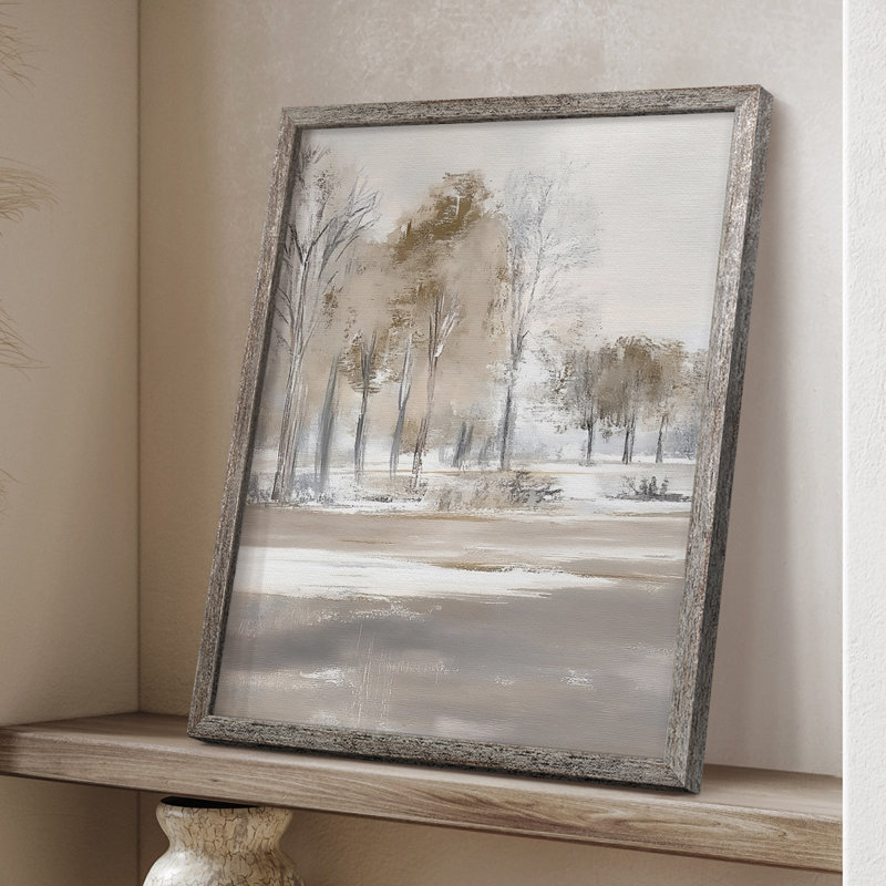 «FLORAL Series», reproduction encadrée en bois massif, H 15 po x l 12 po