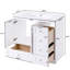 Ensemble de meuble-lavabo simple 36 po avec plateau en résine-1923645405