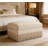 Leopard Print Chenille Ottoman - Soft, Elegant, And Versatile For Modern Living Spaces-23499706
