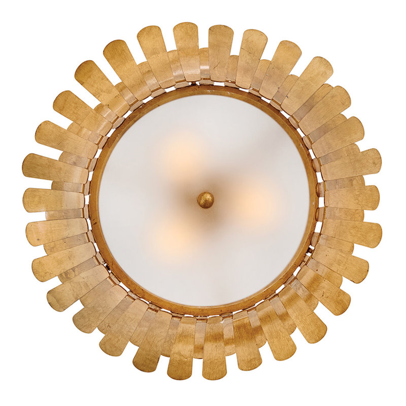 Hinkley Reina Chandelier, Distressed Brass