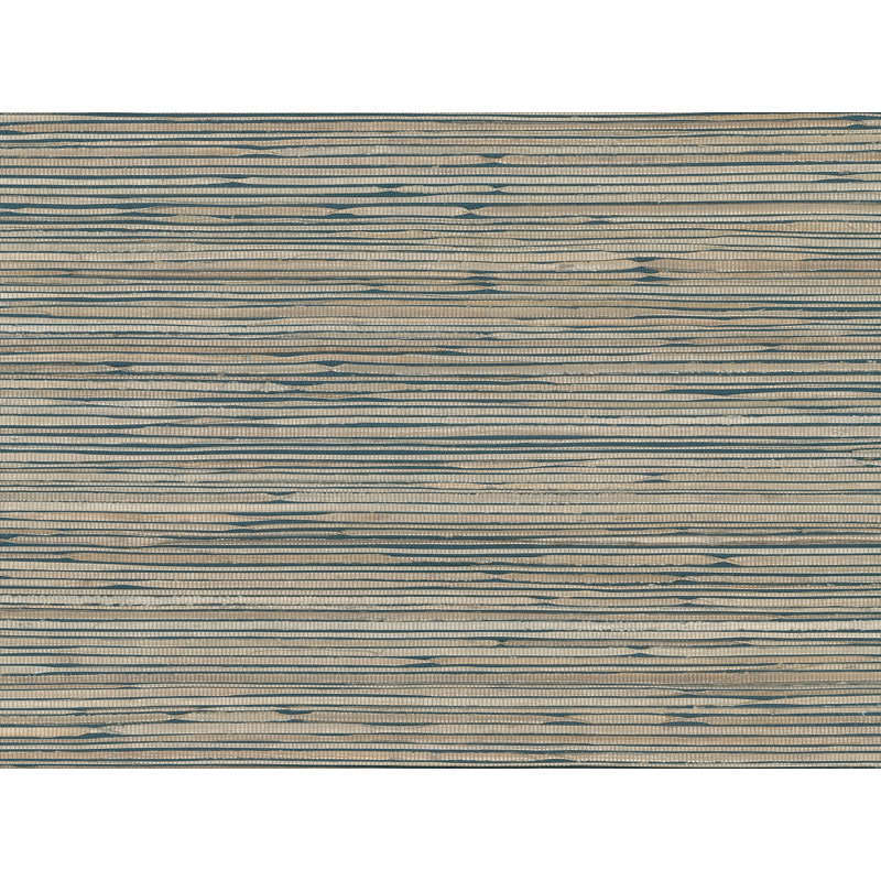Ranong Striped Grass Cloth Wallpaper Roll