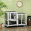 Cage à lapin d'intérieur