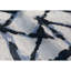 Hand Knotted Wool Geometric Area Rug in Ivory/Dark Blue-795146924