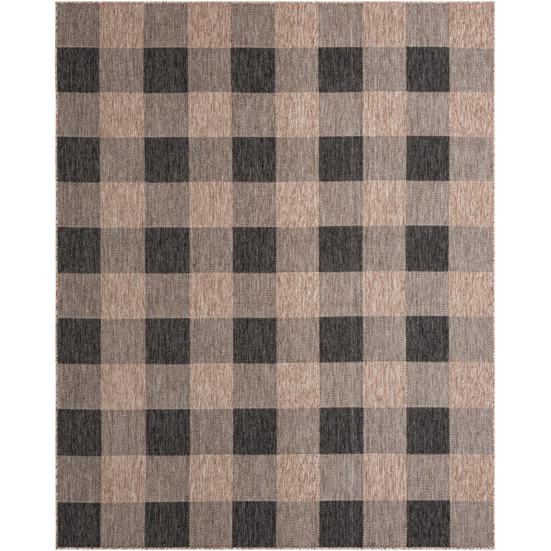 Tapis intérieur / extérieur Borrego , Rectangle 7 pi 10 po x 10 pi