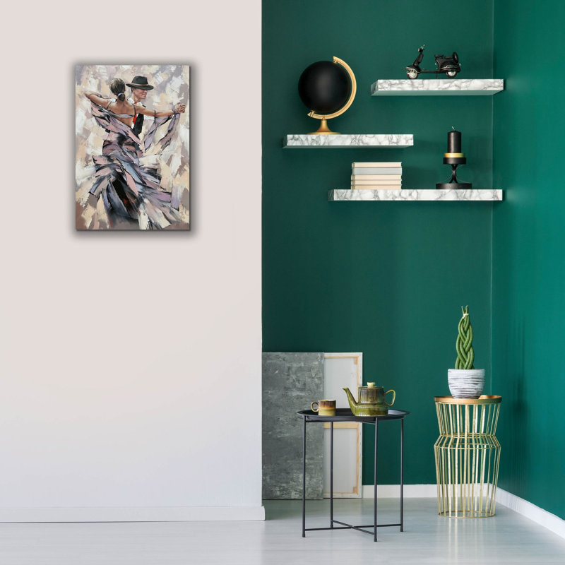 «Tango Number Two» par Alexander Gunin, estampe numérique sur toile, H 26 po x l 18 po x P 0,75 po