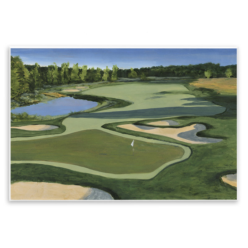Art mural traditionnel par Michael Willett, H 10 po x l 15 po