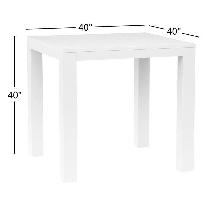 Newport Outdoor Square Bar Table
