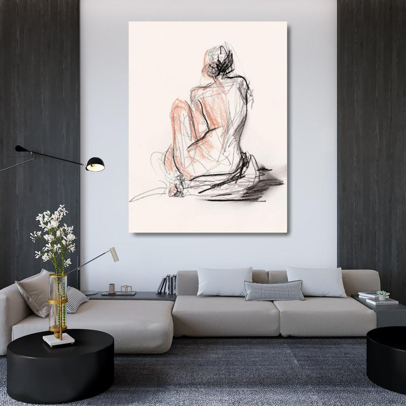 Orren Ellis Parker, art sur toile tendue avec galerie Jennifer Paxton, H 47 po x l 36 po