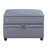 Eram Grey Rectangle Storage Ottoman