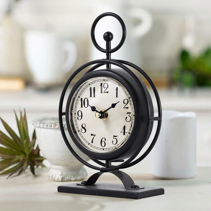 Small Retro Metal Clock