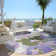 Machine Washable Indoor/Outdoor Xhevrie Lavender Rug