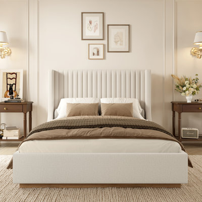 Madiyson Tufted Upholstered Platform Bed 