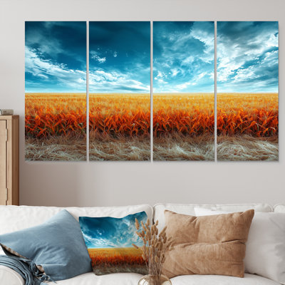 Green Cornfields - Farmhouse Wall Decor Set