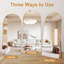 Miroir pleine grandeur surdimensionné et arqué en bois-354649895-354649889