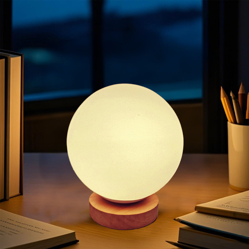 Lampe de table moderne en bois