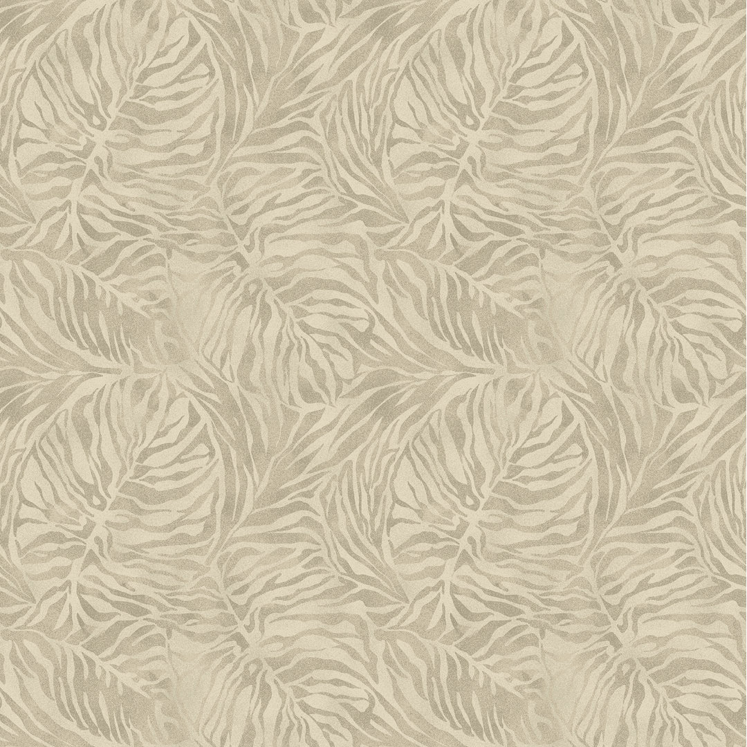 Tommy Bahama Zebra Leaf 18' L x 20.5" W Peel and Stick Wallpaper Roll Tommy Bahama Home 