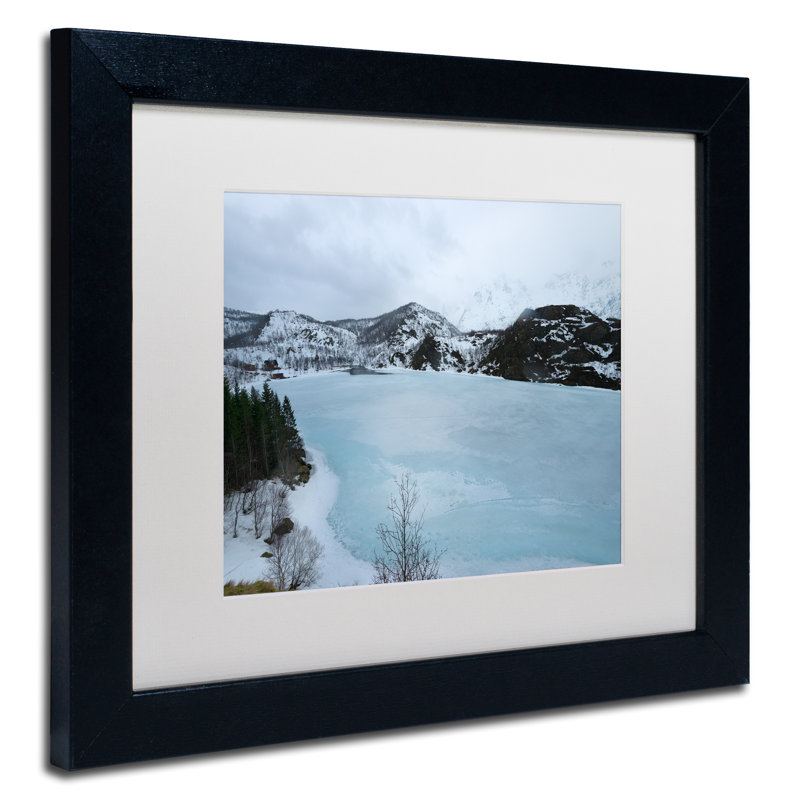 « picture this », reproduction sur toile encadrée, H 16 po x l 20 po x P 0,5 po, Noir