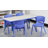 Goddard 5-Piece Rectangle Plastic Kids Activity Table and Chairs Set-49248713
