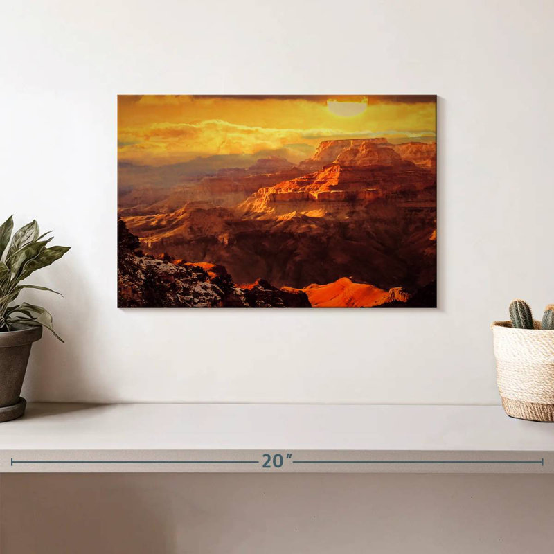 Alvord Breathtaking Canyon Sunset