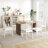 17.5'' H Solid Wood Side Chairs Modern Farmhouse Dinning Chairs Set of 4-1657262848