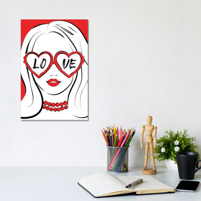 Heartfelt Vision 1 Piece Wall Art on Canvas