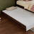 Astley Wood Platform Bed with Panel Footboard and Trundle-827373267-827373279